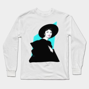 Sophia Loren - An illustration by Paul Cemmick Long Sleeve T-Shirt